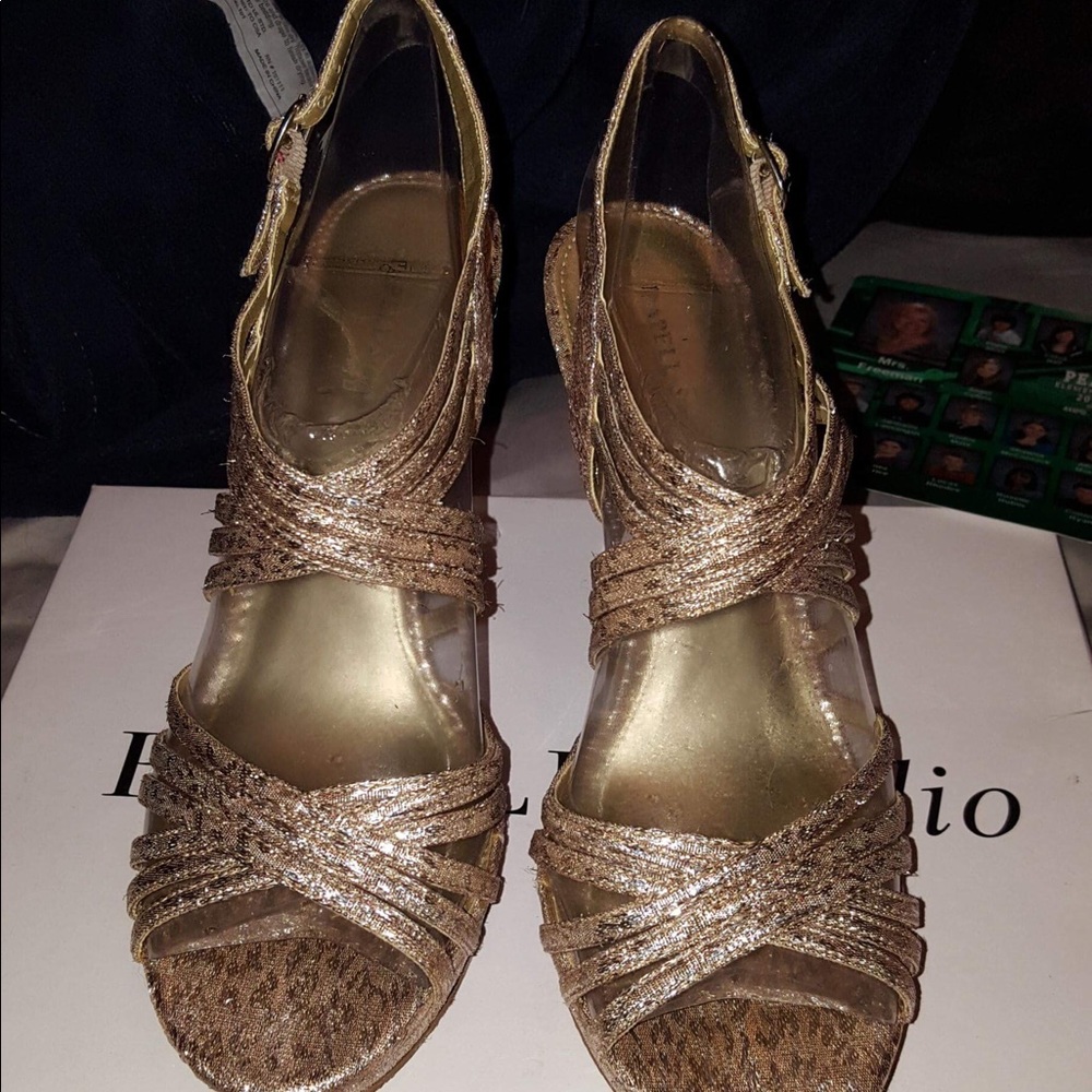Sparkly heels worn once